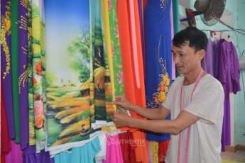 Village de Trach Xa o&ugrave; l&rsquo;homme est n&eacute; pour fabriquer le ao dai