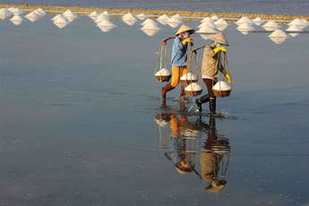 Saliculture au Vietnam, la salinité de mer et de sueur 