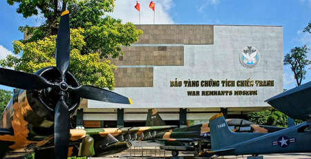 Le musée des vestiges de la guerre à Ho Chi Minh- ville
