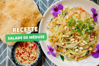 Recette de salade de méduse à la vietnamienne ( Nộm sứa xoài xanh )