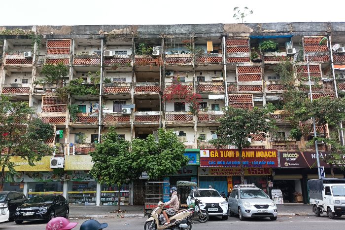 Khu tap thê, les anciens logements collectifs typiques de Hanoi