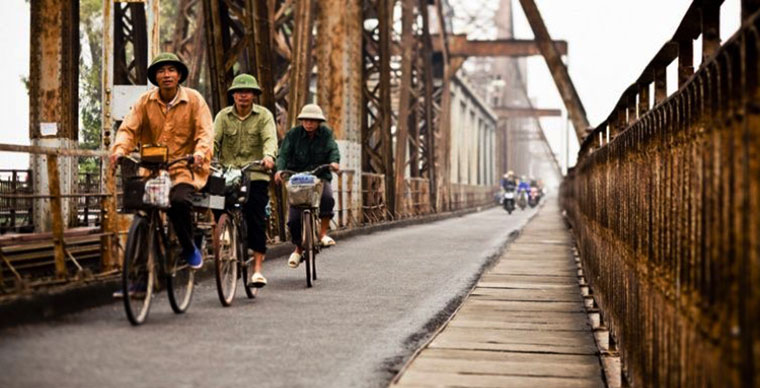 Le pont Long Bien, véritable icône de Hanoi