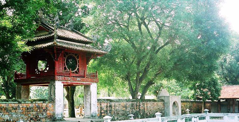 Le Temple de la Littérature à Hanoi