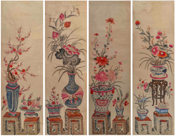 Perceptions des Quatre Saisons dans la peinture Tứ Qu&yacute;