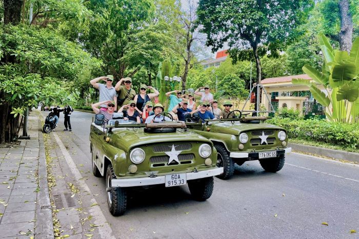 Hanoi en mode rétro : l’expérience unique du Jeep tour