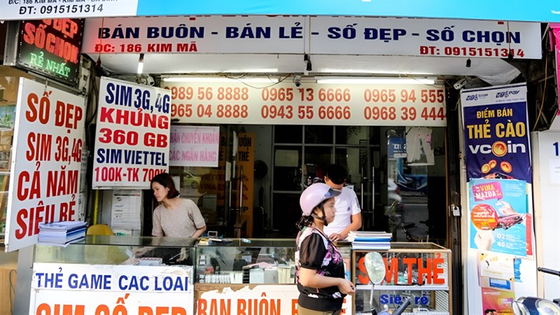 magasins SIM vietnam