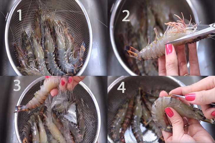 Recette de vermicelles sautés aux fruits de mer ( Miến xào hải sản ) 