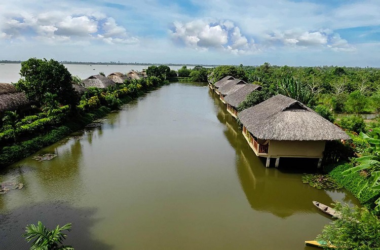 4 hôtels luxe delta Mékong Mekong Riverside
