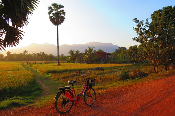 vélo Laos Champassak