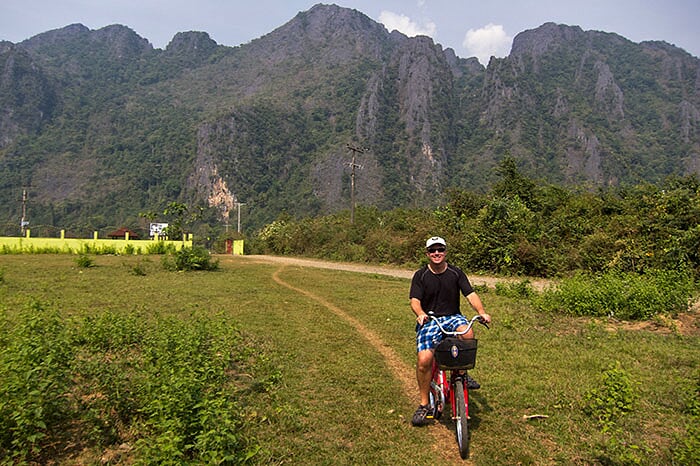 vélo Laos Vang Vieng