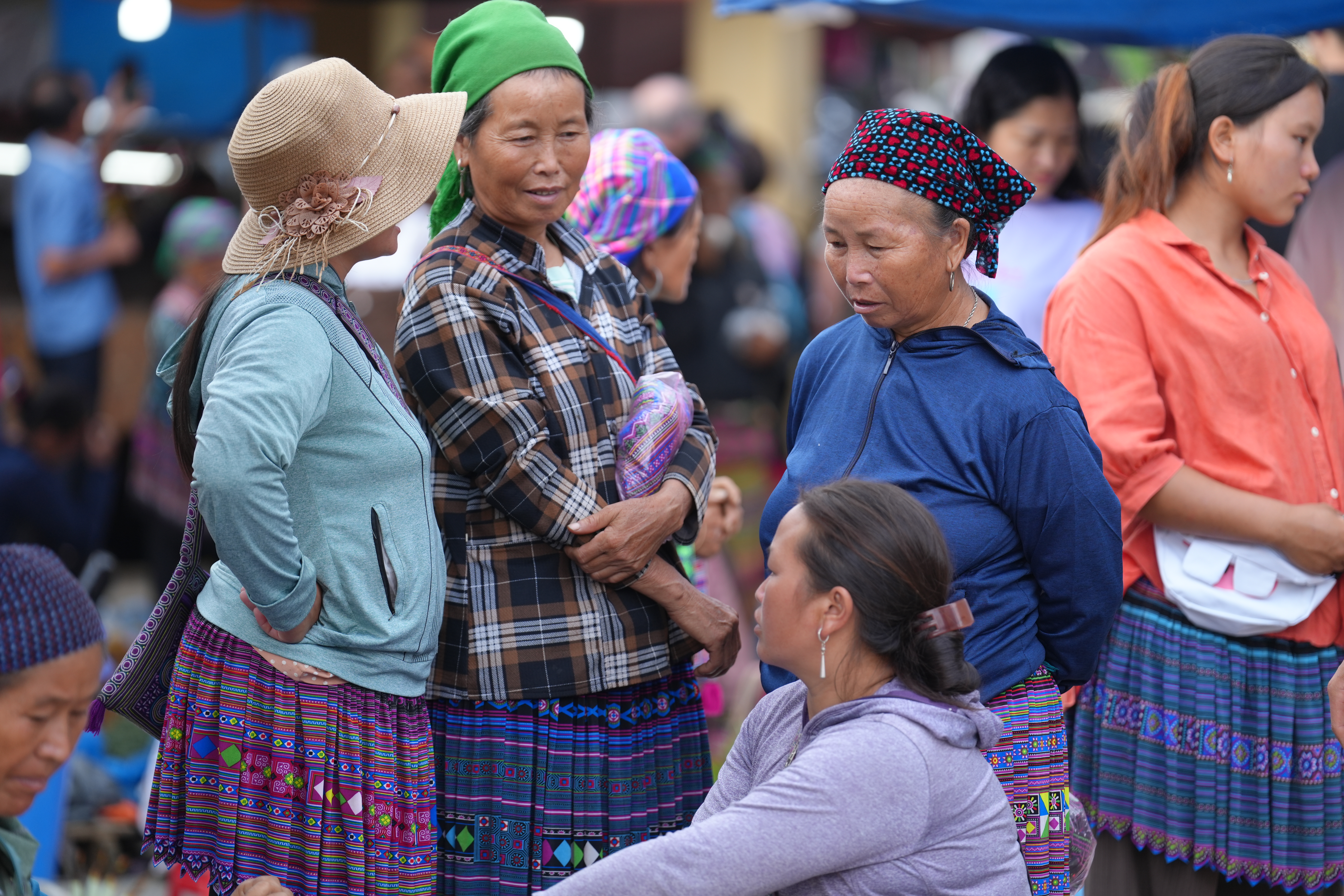 Marché de Bac Ha à Lao Cai, Vietnam
