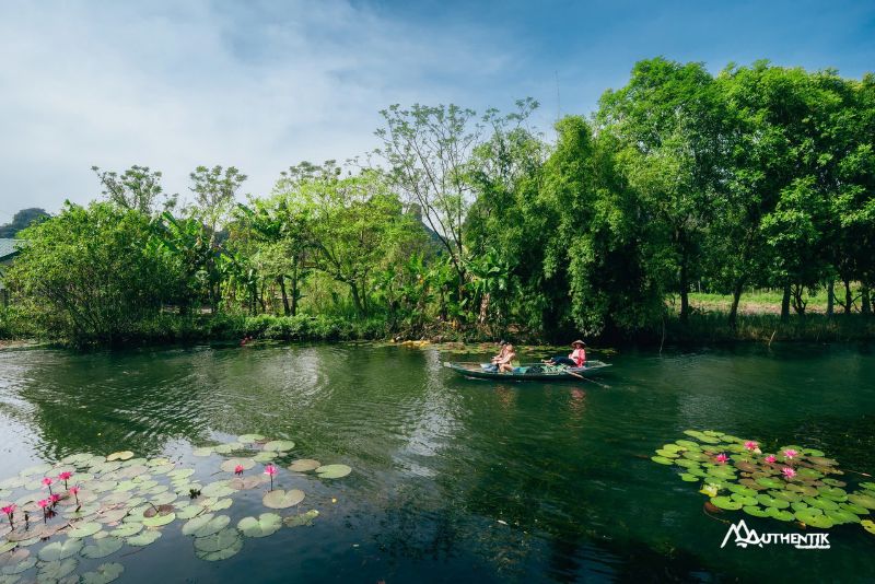 Balade en barque à rame à Tam Coc- NInh BInh