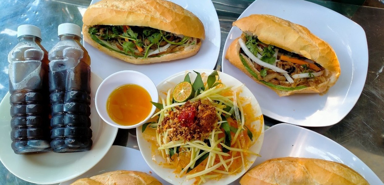 banh mi vegetarien Huy Phat à Ho Chi Minh