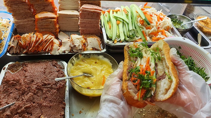 Banh Mi sandwich vietnamien etape