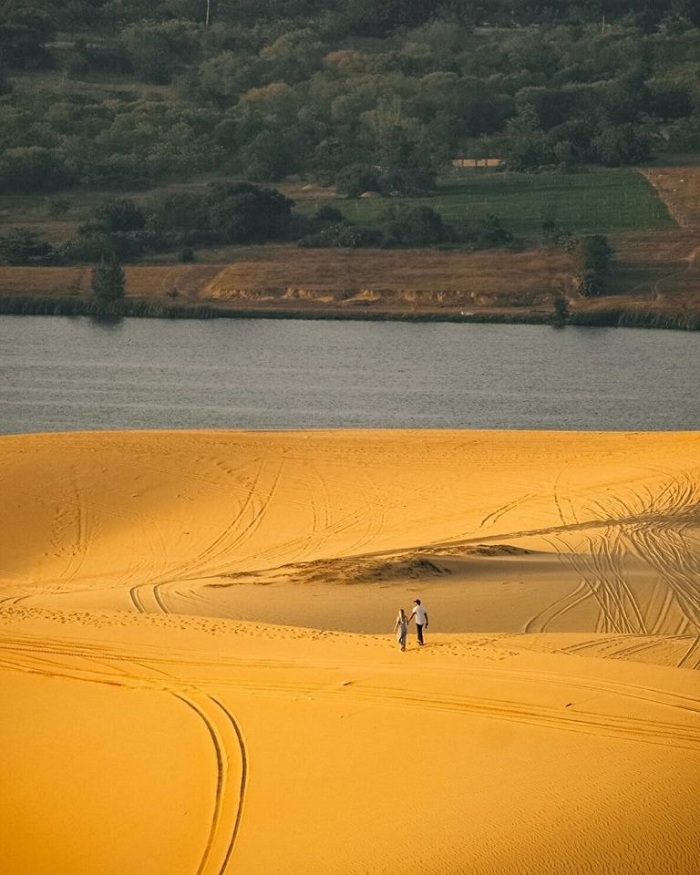 Bau Trang dune sable lac