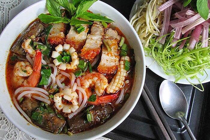 Spécialités culinaires sud Vietnam bun ca