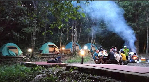 camping au parc national de bach ma à hue