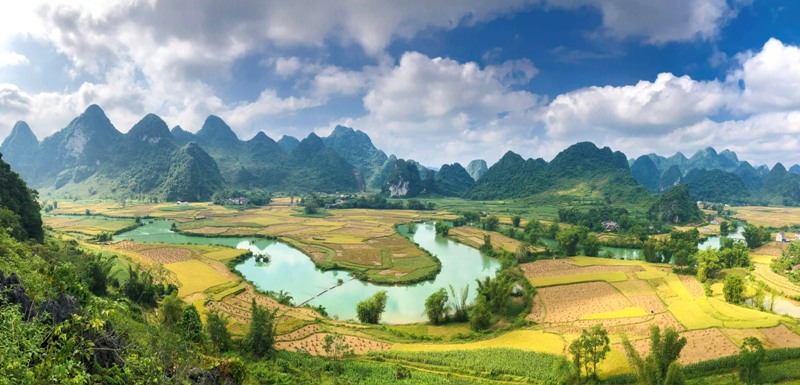 Cao Bang au Nord Est du Vietnam