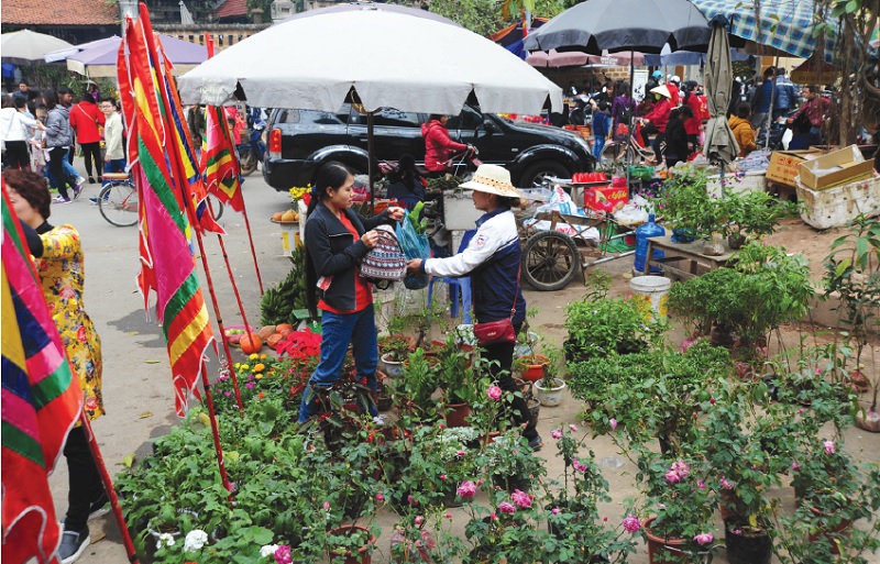 Le march&eacute; de Tam Bảo : La beaut&eacute; des villages traditionnels du Vietnam