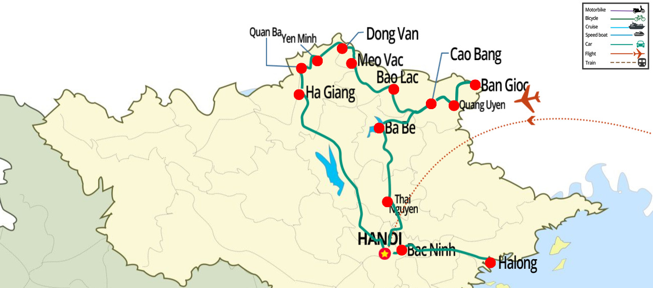 circuit de 14 jours au Vietnam. itinéraire de 14 jours au Vietnam
