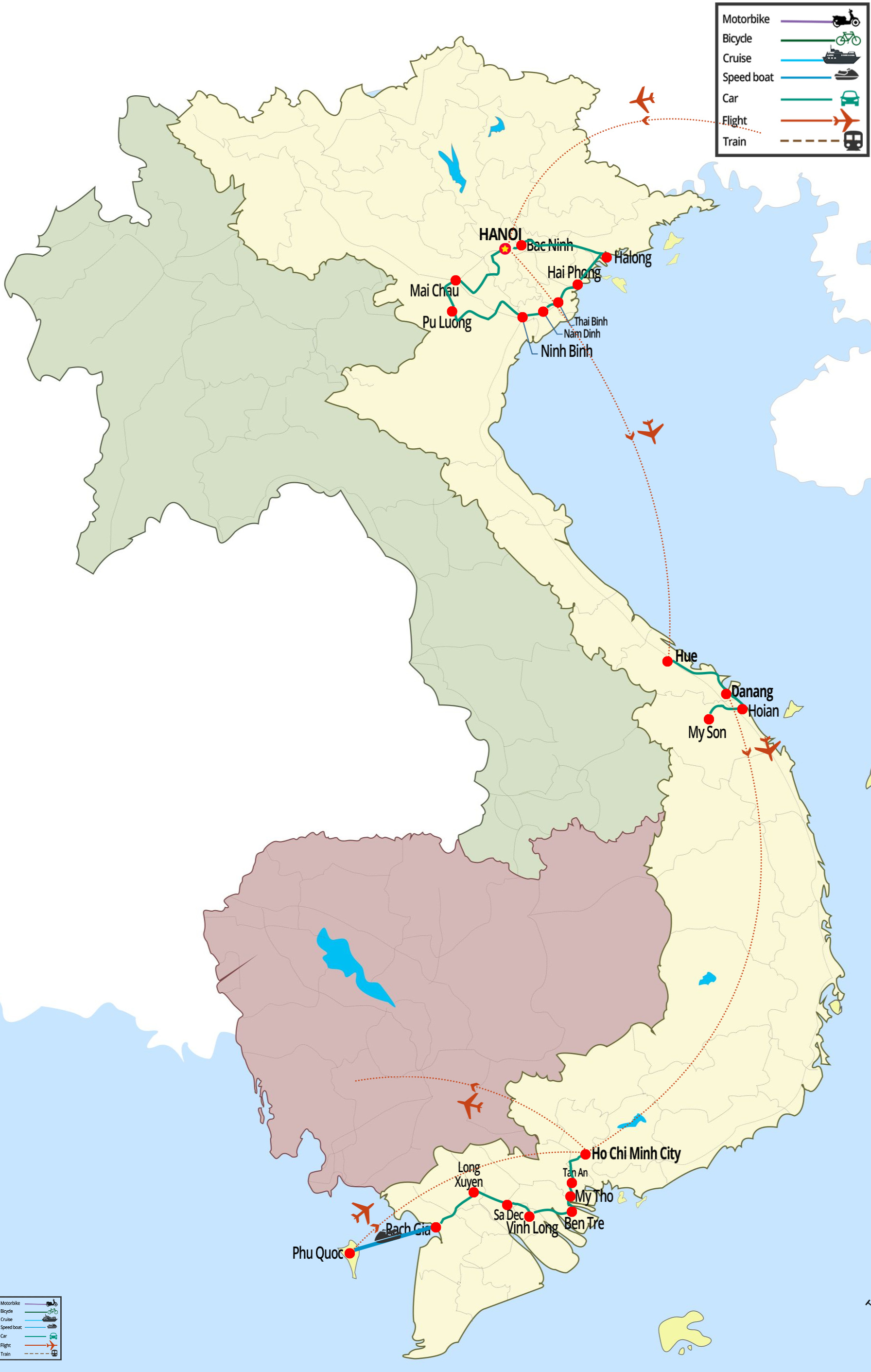 Circuit au Vietnam 3 semaines avec un séjour balnéaire
