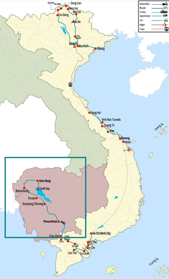 circuit en 21 jours - 3 semaines au Vietnam-Circuit Vietnam : Quel itinéraire ? que faire ? combien de jours ?