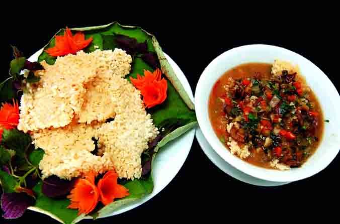 La croûte de riz de Trang An