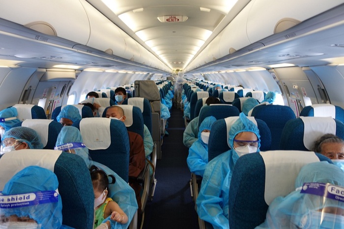 condition vol interieur Vietnam passagers 