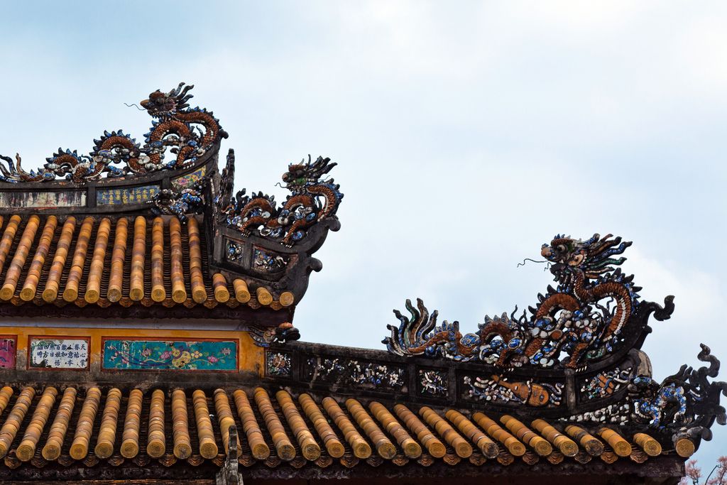 Palais de Thái Hòa (palais de trône) à la citadelle de Huế