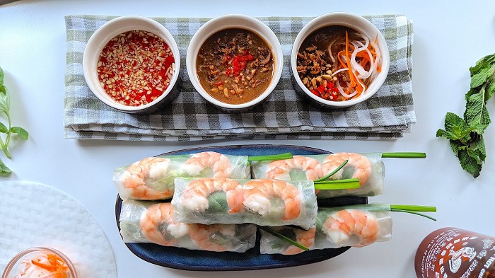 difference cuisine nord sud Vietnam goi cuon