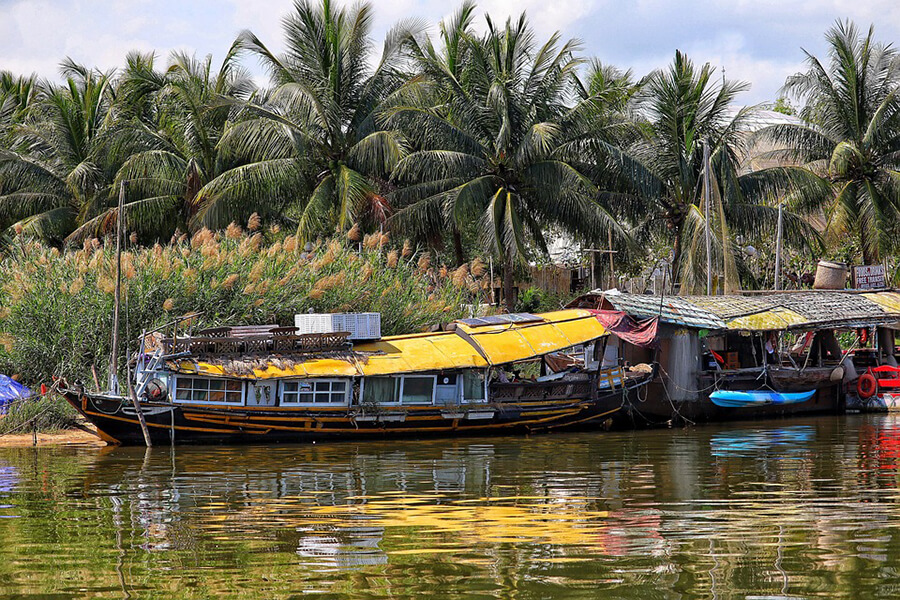 voyager Mekong en bateau 