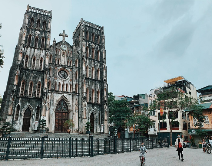 durée séjour Hanoi Vietnam cathedrale