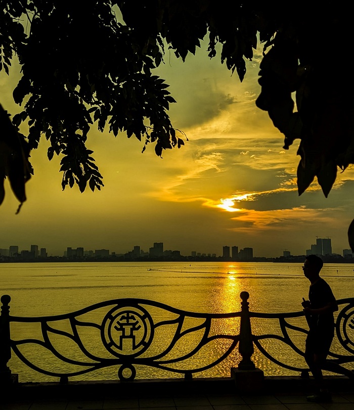 endroits courir Hanoi lac ouest