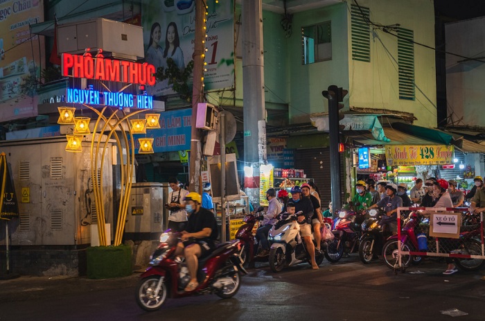 endroits cuisine rue Ho Chi Minh Ville nguyen thuong hien
