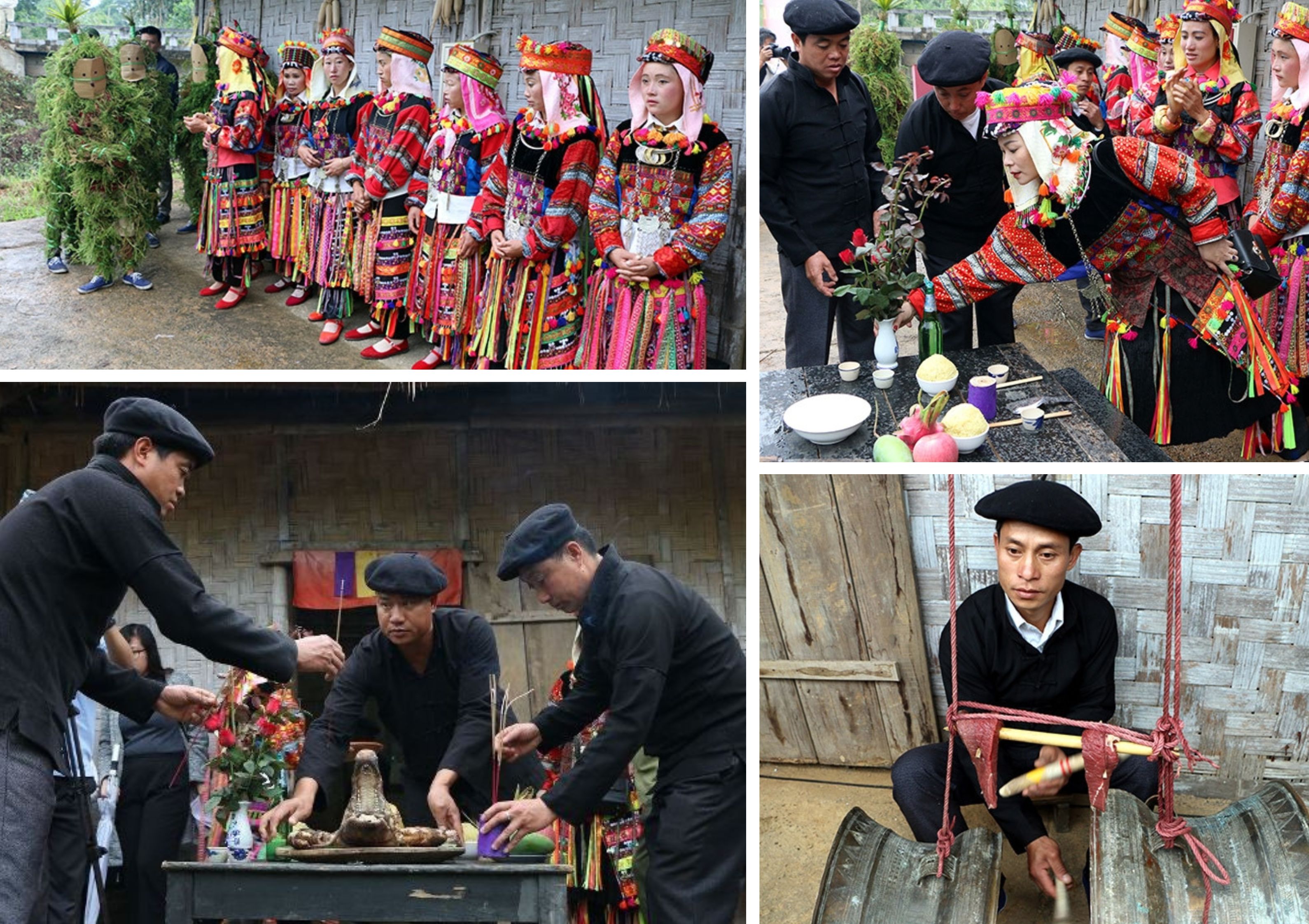 fête traditionnelle des Lolo à Cao Bang 