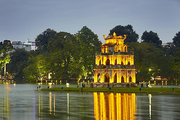 la tour de la Tortue, le symbole de Hanoi