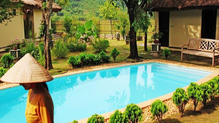 hotel mai chau villa piscine, ou dormir à Mai Chau, hébergement à Mai Chau, ou se loger à Mai Chau