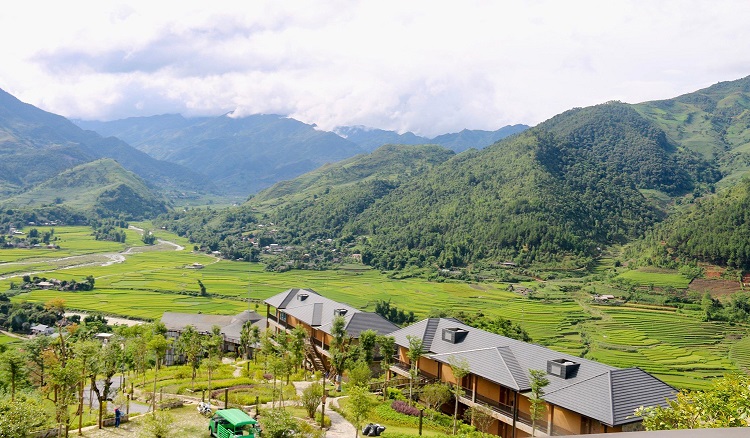hotel luxe rizieres terrasse Nord Vietnam Le Champ Tu Le 