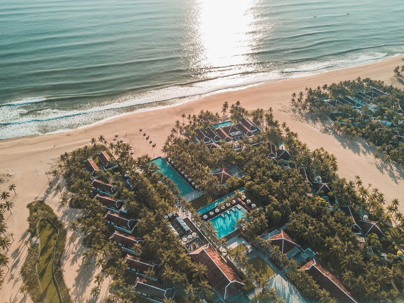 hôtels vue belles plages Vietnam Four Seasons Nam Hai Hoi An