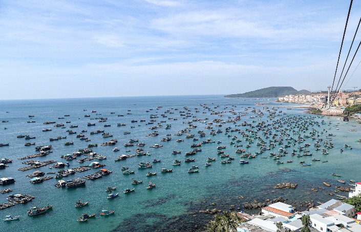 Ile de Phu Quoc en 2021, la première ville insulaire du Vietnam, vue d’en haut