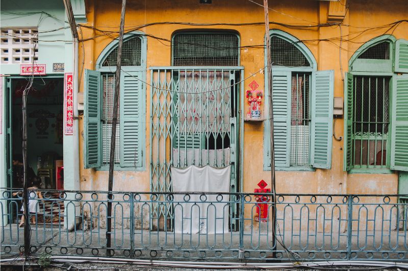 La maison des chinois vivant dans le 5e arrondissement de Ho Chi Minh-ville. Photo : Dan Tri