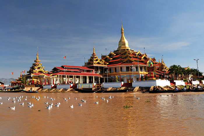 lac Inlé pagode phaung daw oo paya