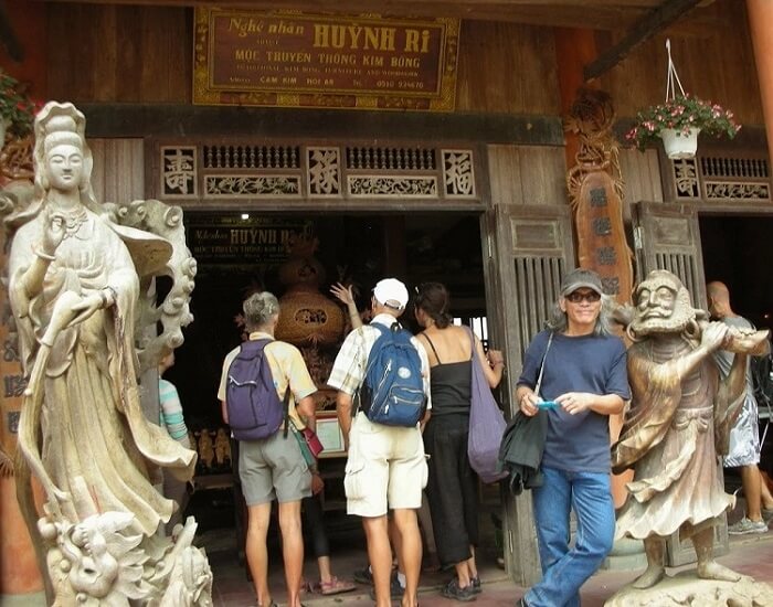 le village de Kim Bong, haut lieu de l’artisanat du bois de Hoian. Photo : Mia 