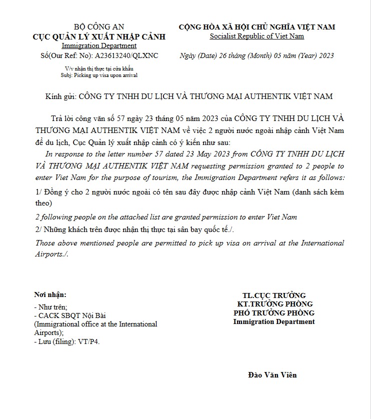 lettre d'invitation de visa-Visa run Vietnam - tout ce qu'il faut savoir