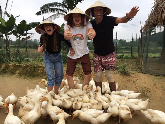 massage aux canards Phong Nha Quang Binh Vietnam 