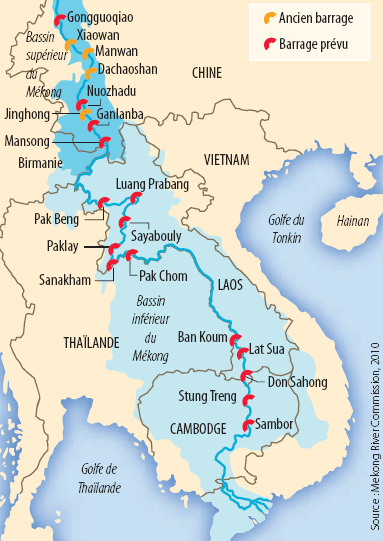 carte Mekong