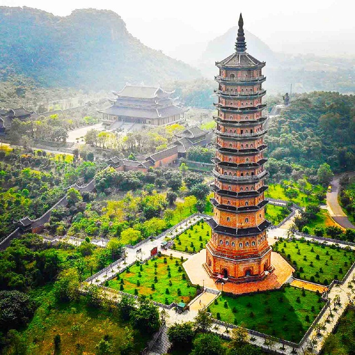 pagode Bai Dinh stupa