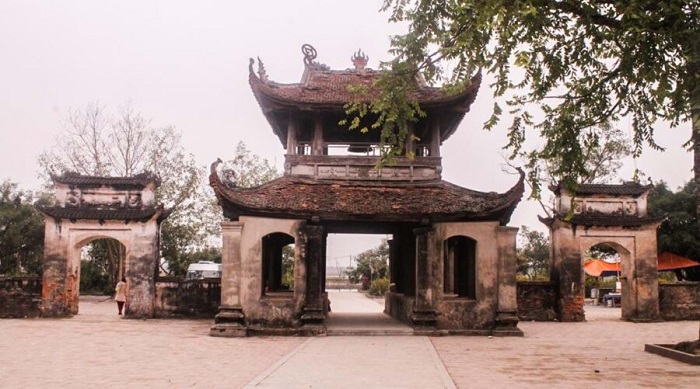 pagode Dau Hanoi porte