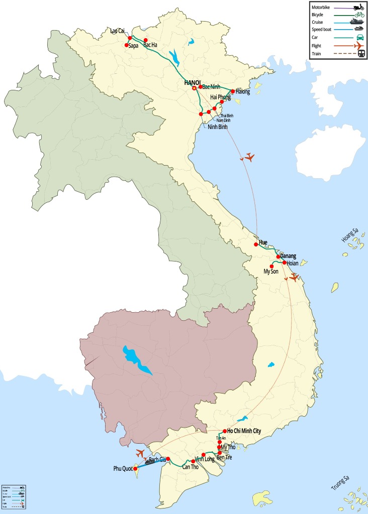 Panorama du Vietnam avec un séjour balnéaire à phu quoc en 21 jours 