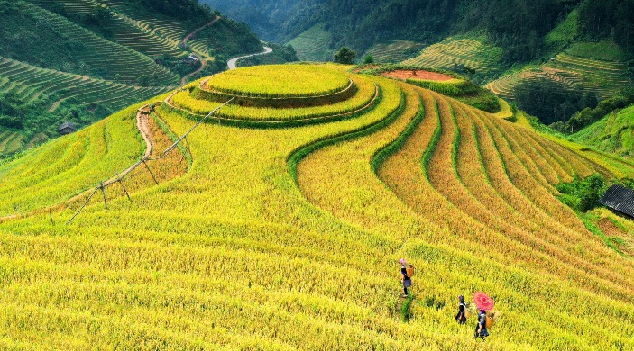Les paysages du Vietnam vus d’en haut